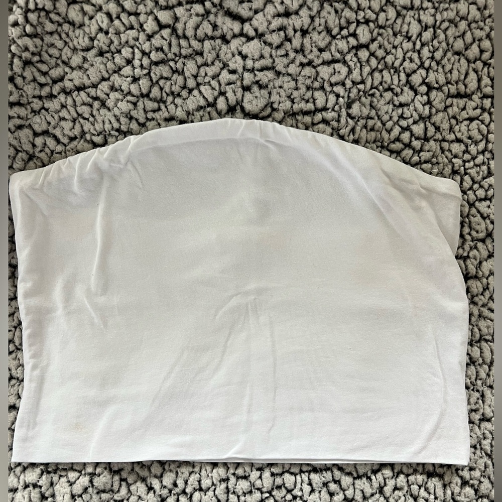 White tube top never worn from online boutique!